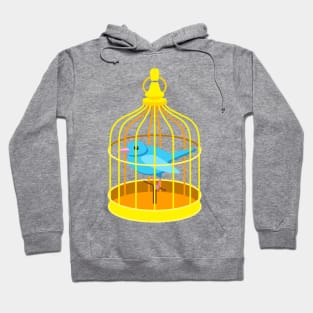 Blue Bird Lamentation Hoodie